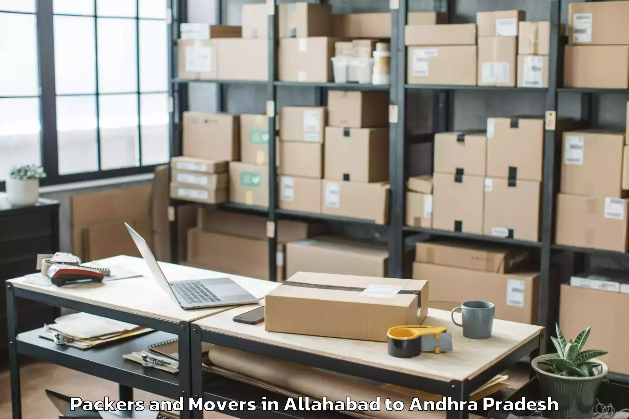 Quality Allahabad to Penuganchiprolu Packers And Movers